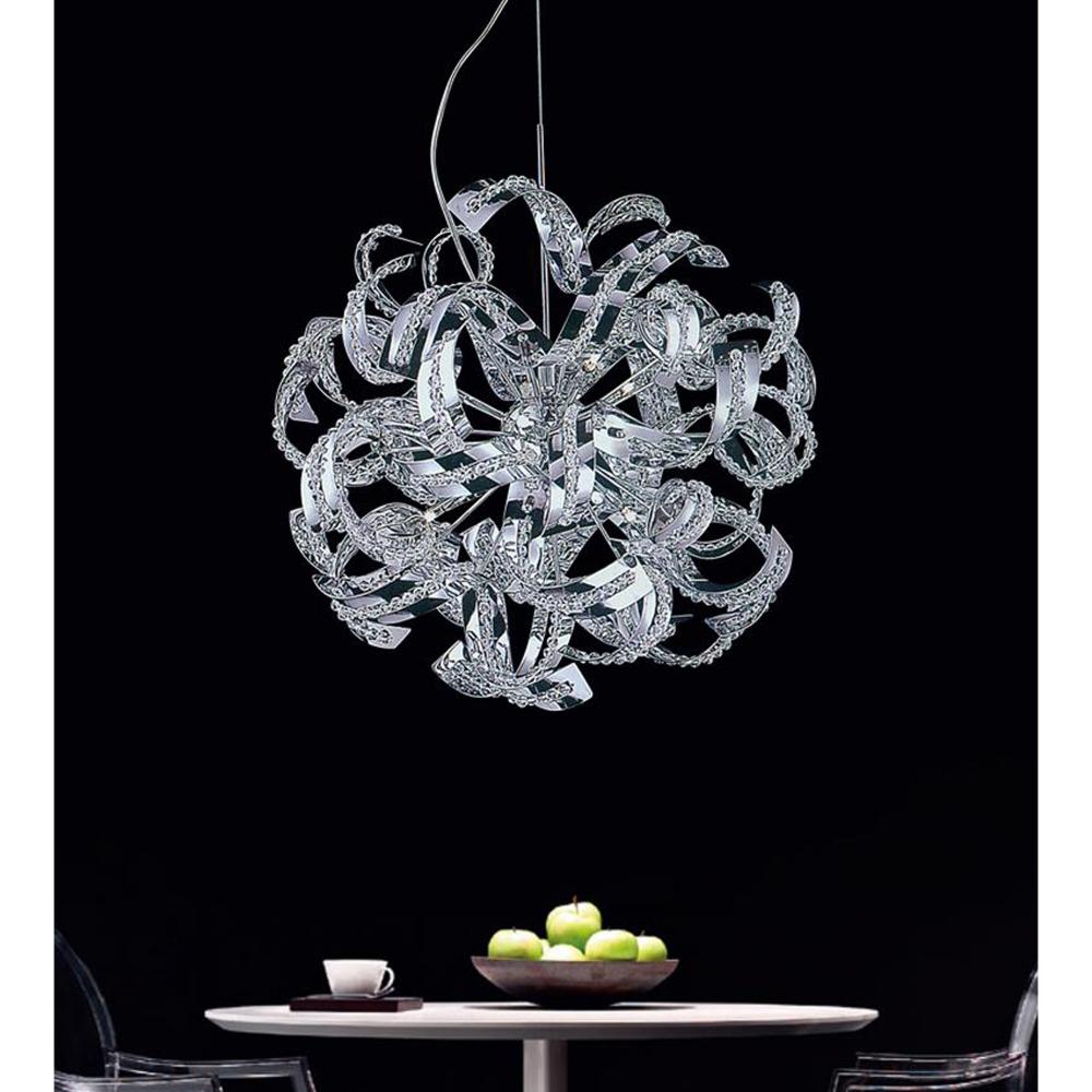 Swivel 14 Light Chandelier With Chrome Finish