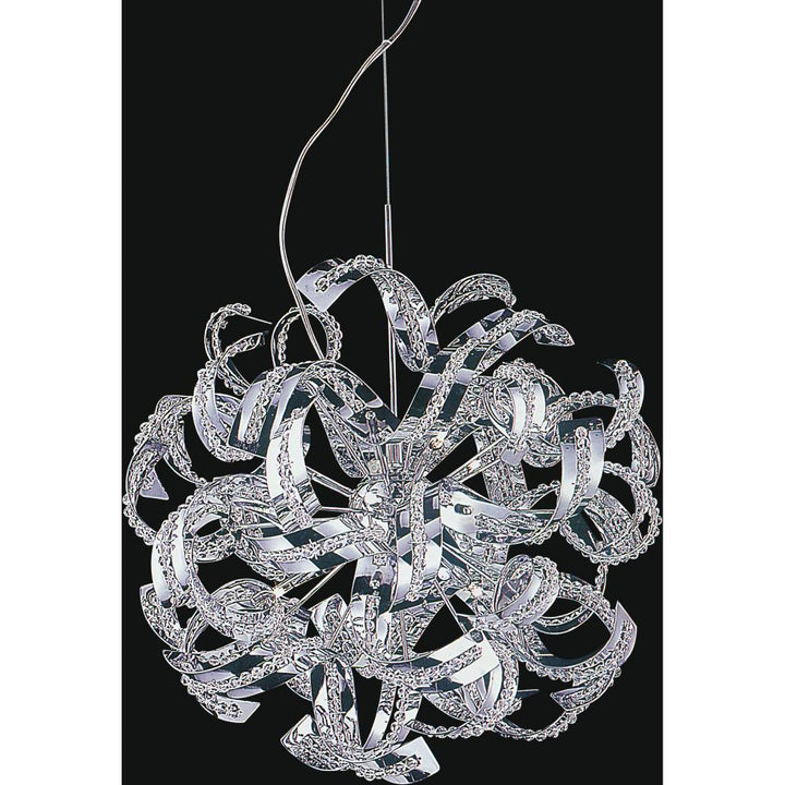 Swivel 14 Light Chandelier With Chrome Finish