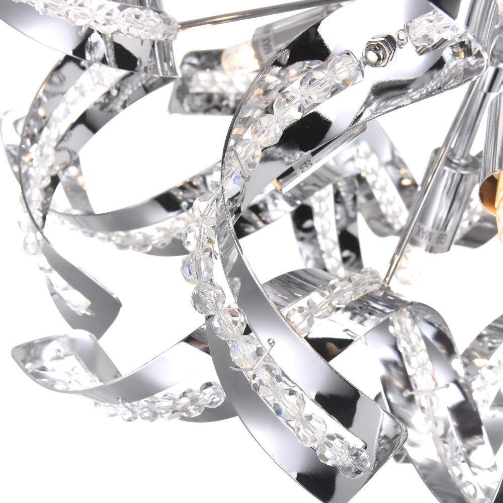 Swivel 18 Light Chandelier With Chrome Finish