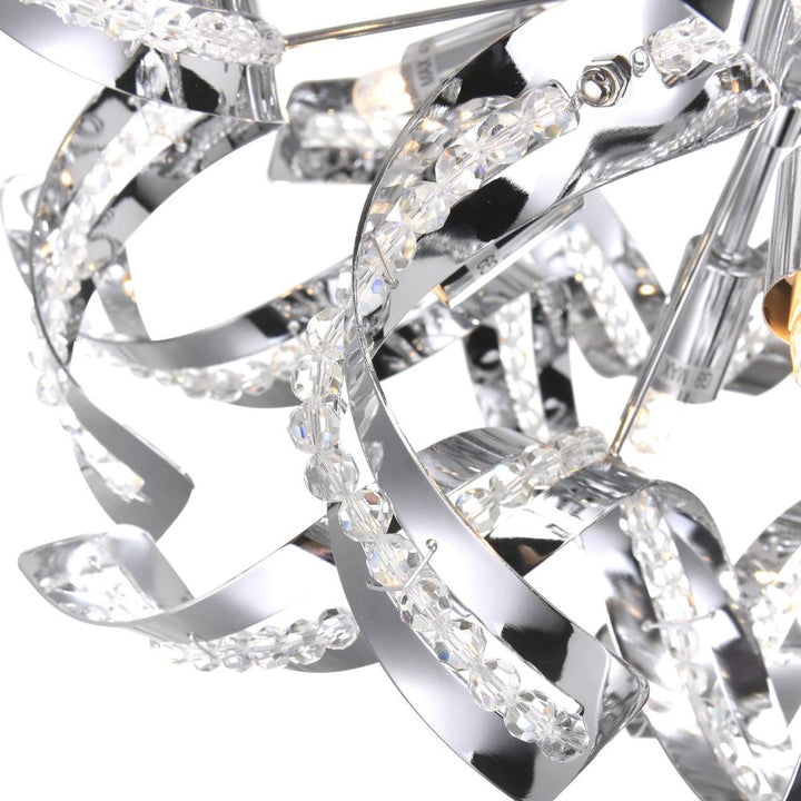 Swivel 18 Light Chandelier With Chrome Finish