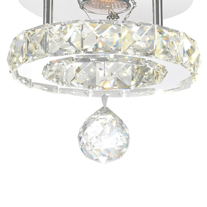 Ring LED Flush Mount With Chrome Finish