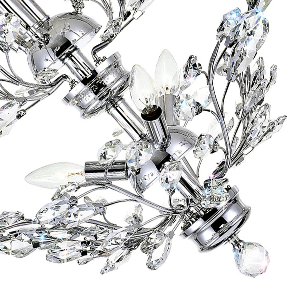 Ivy 6 Light Chandelier With Chrome Finish