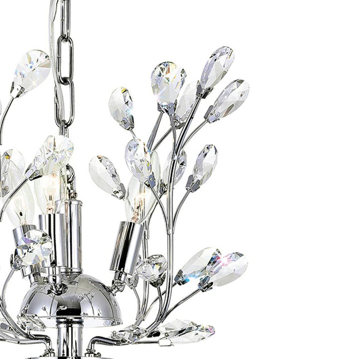 Ivy 6 Light Chandelier With Chrome Finish