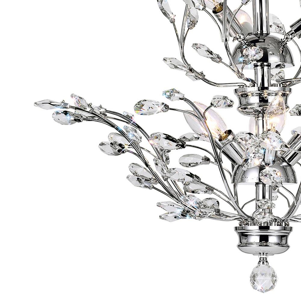 Ivy 9 Light Chandelier With Chrome Finish