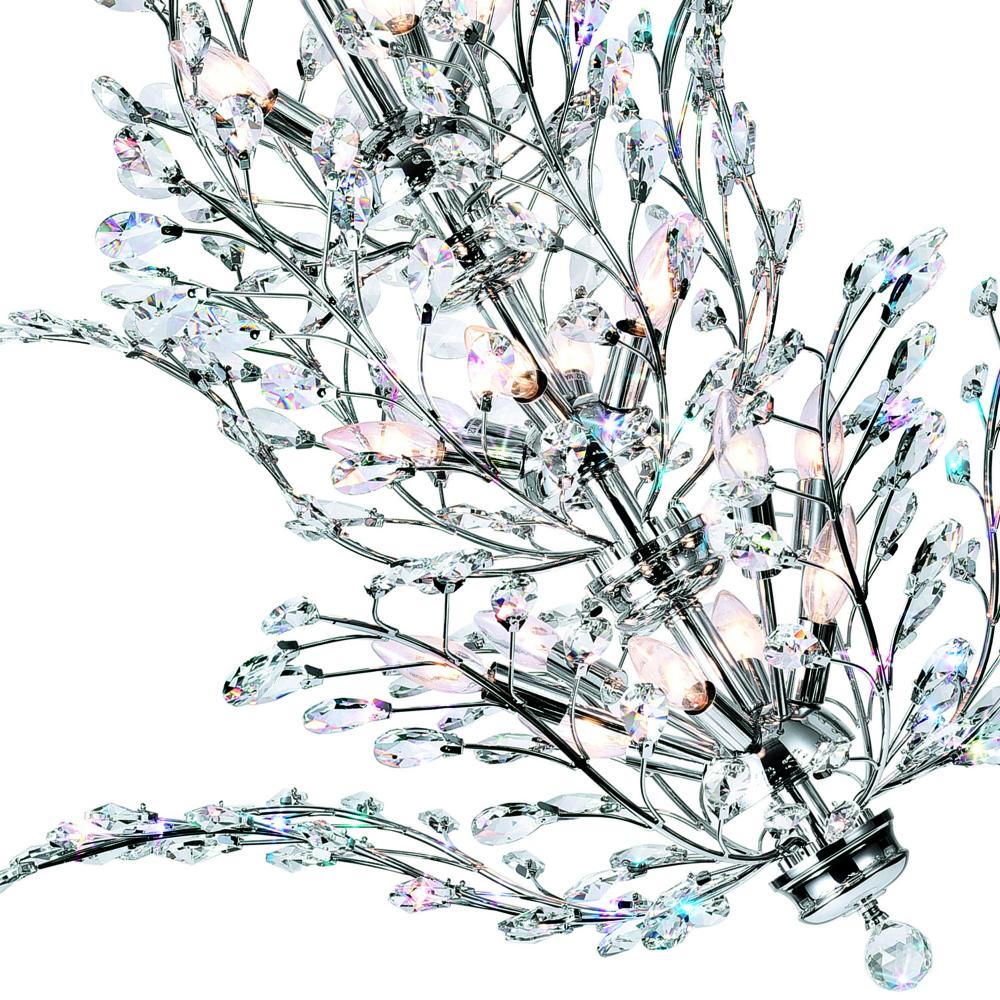 Ivy 18 Light Chandelier With Chrome Finish