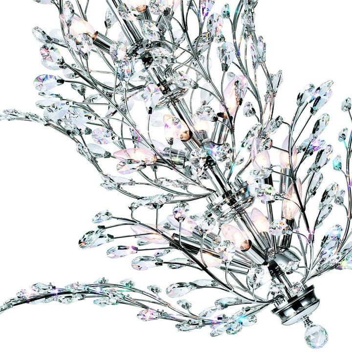 Ivy 18 Light Chandelier With Chrome Finish
