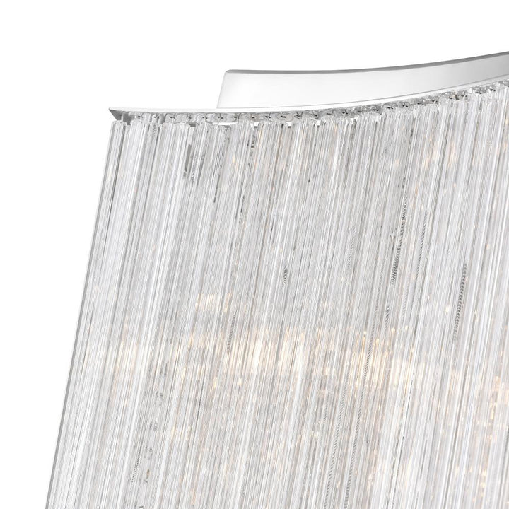 Elsa 10 Light Drum Shade Chandelier With Chrome Finish