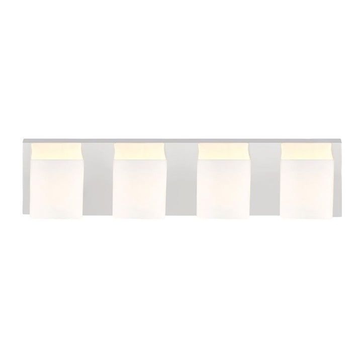 Cristini 4 Light Bathroom Sconce With Satin Nickel Finish