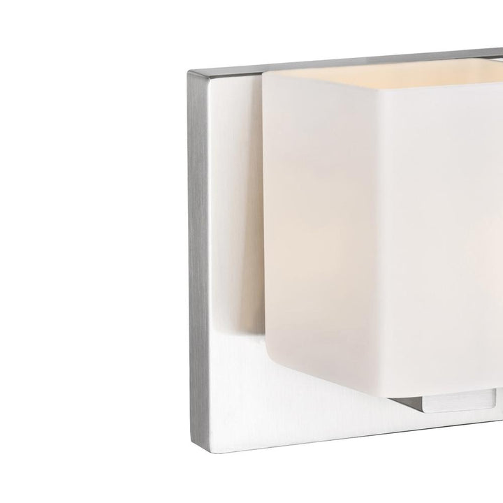 Cristini 4 Light Bathroom Sconce With Satin Nickel Finish
