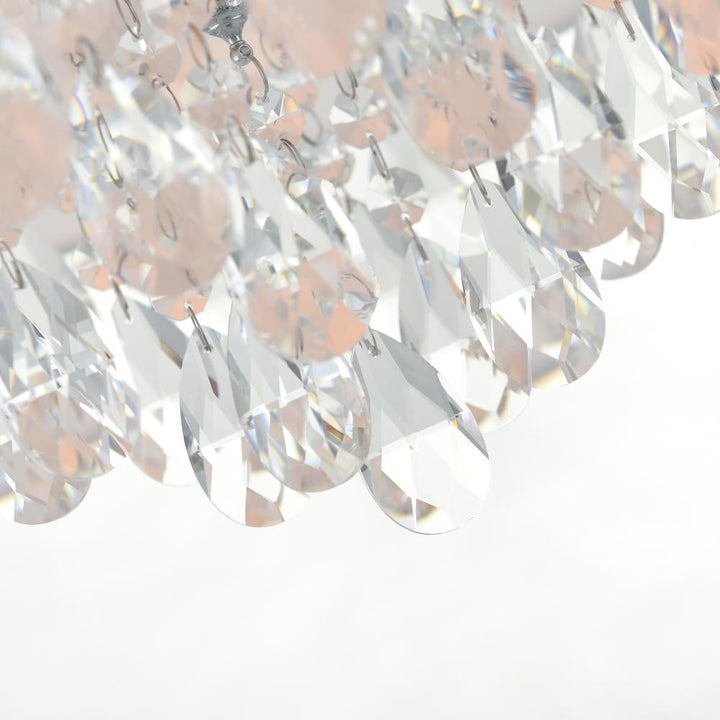 Dash 4 Light Drum Shade Chandelier With Chrome Finish