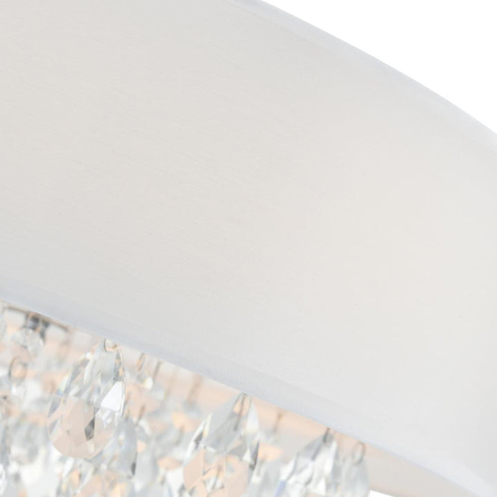 Dash 4 Light Drum Shade Chandelier With Chrome Finish
