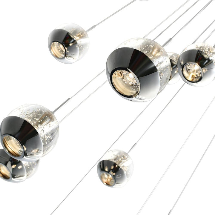 Perrier 13 Light Multi Light Pendant With Chrome Finish