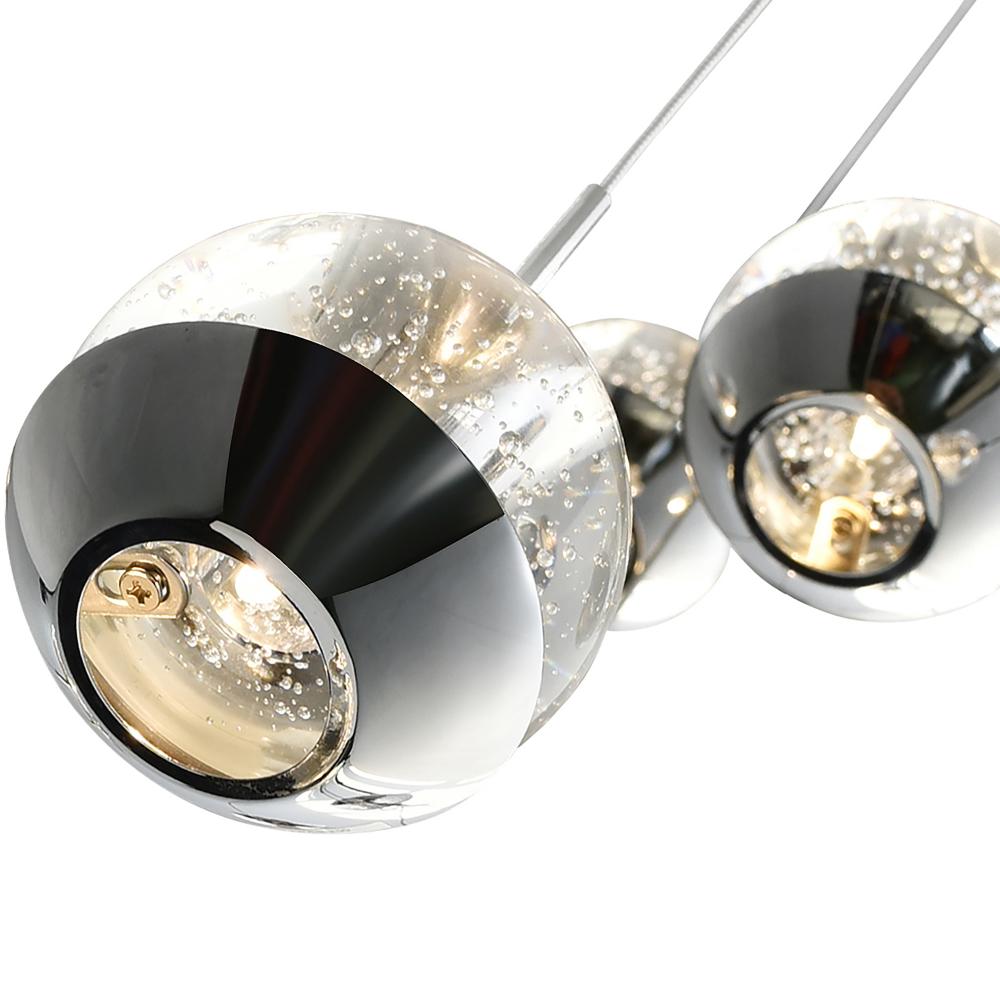Perrier 5 Light Multi Light Pendant With Chrome Finish