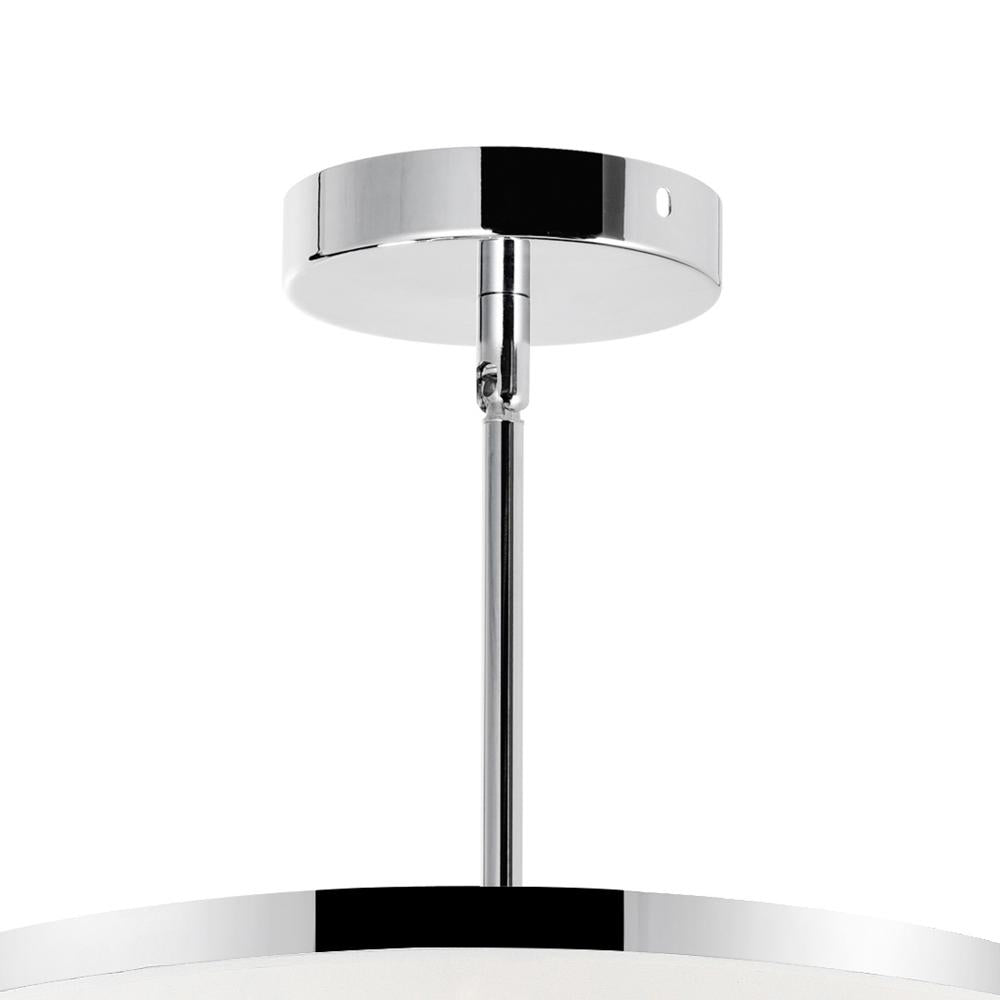 Franca 8 Light Drum Shade Chandelier With Chrome Finish