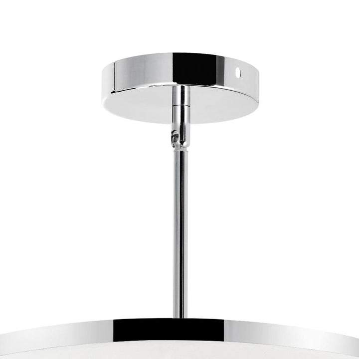 Franca 8 Light Drum Shade Chandelier With Chrome Finish