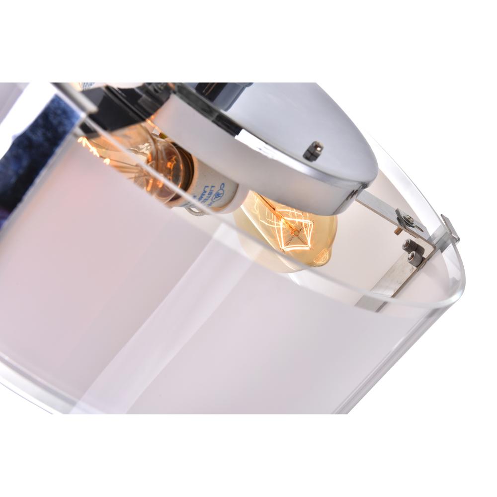 Lucie 3 Light Drum Shade Chandelier With Chrome Finish
