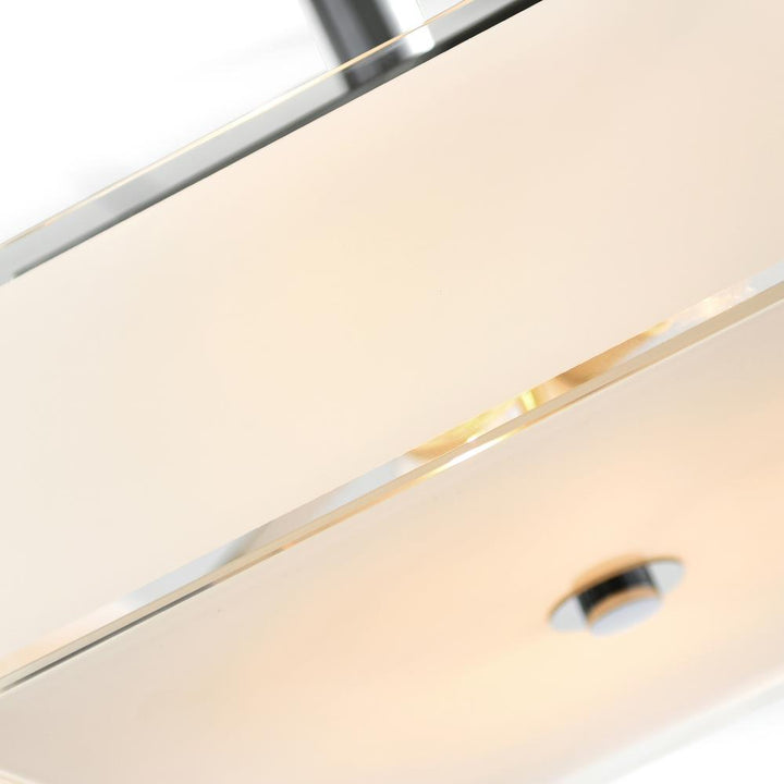 Lucie 3 Light Drum Shade Chandelier With Chrome Finish
