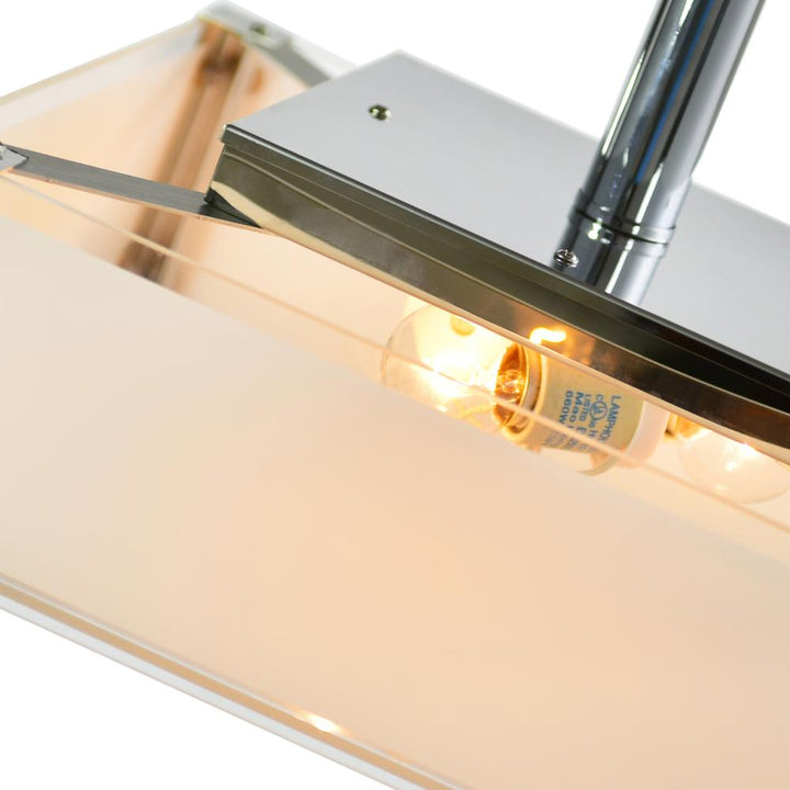 Lucie 4 Light Drum Shade Chandelier With Chrome Finish
