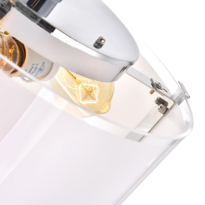 Lucie 5 Light Drum Shade Chandelier With Chrome Finish