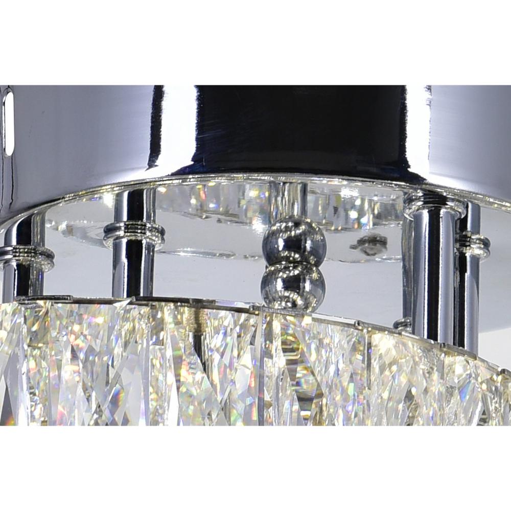 Vienna LED Flush Mount With Chrome Finish