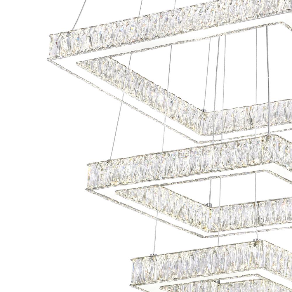 Florence LED Chandelier With Chrome Finish