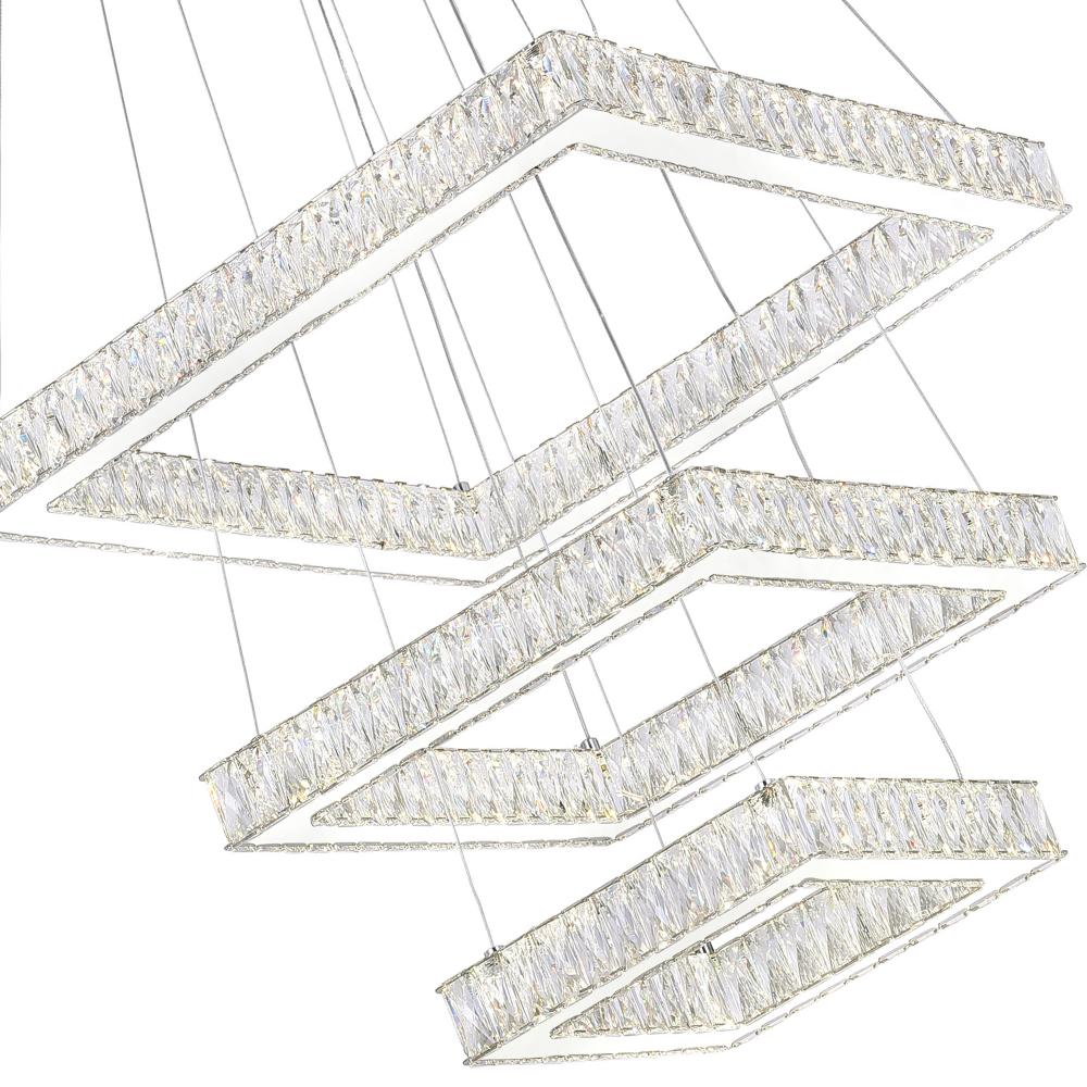 Florence LED Chandelier With Chrome Finish