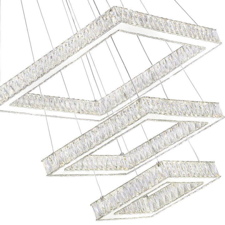 Florence LED Chandelier With Chrome Finish
