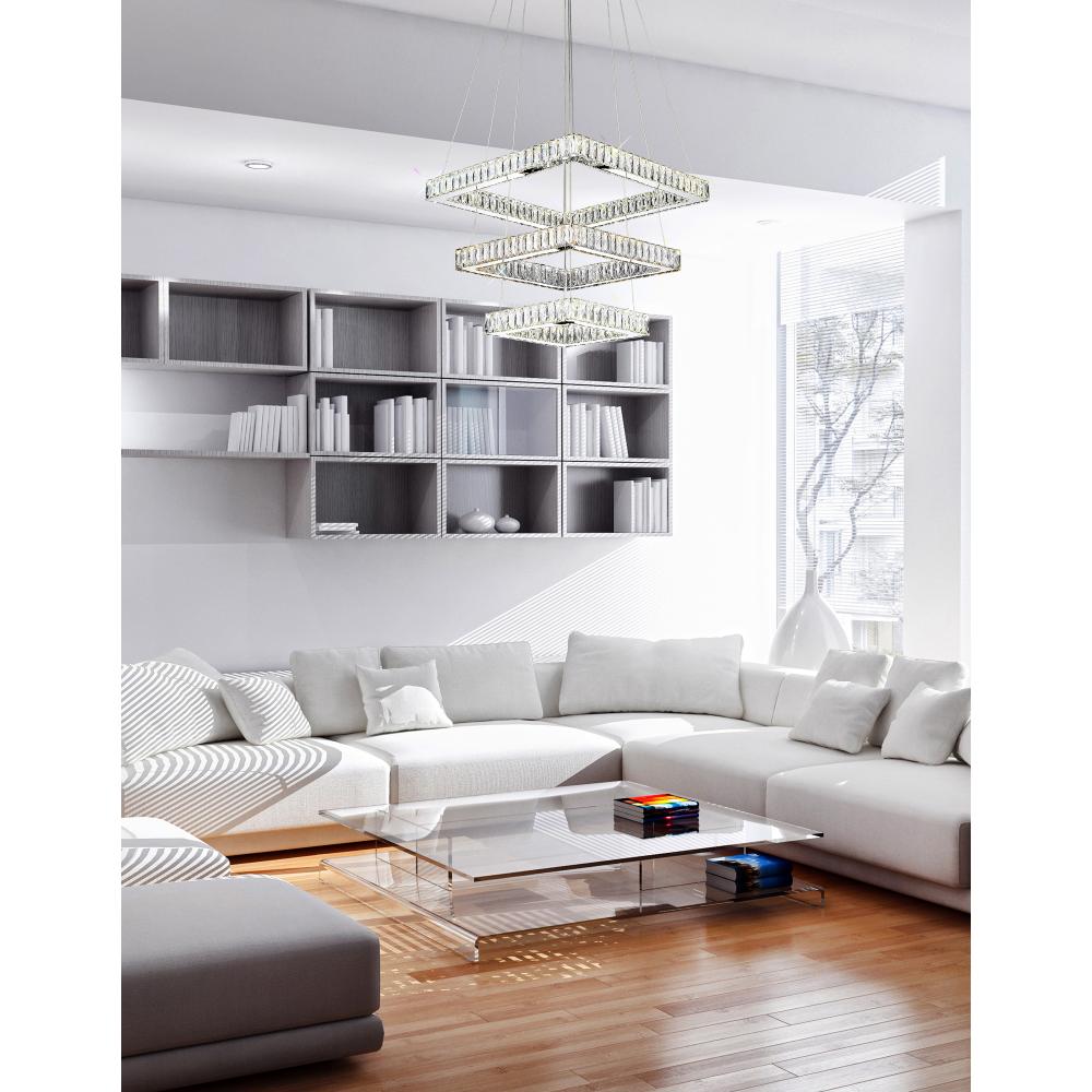Florence LED Chandelier With Chrome Finish