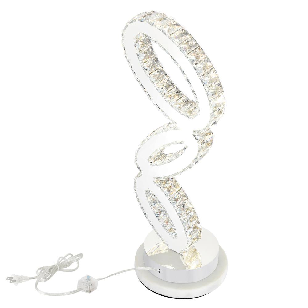 Balanced LED Table Lamp With Chrome Finish