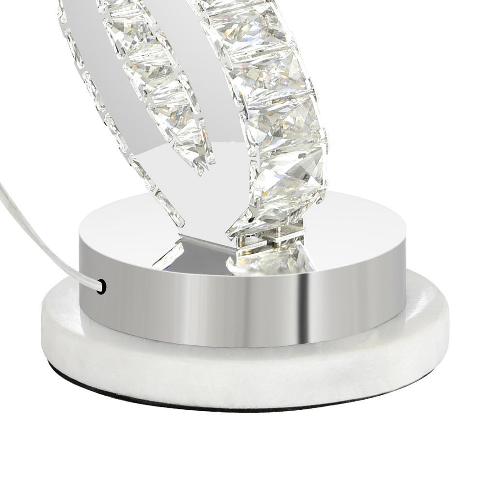Balanced LED Table Lamp With Chrome Finish