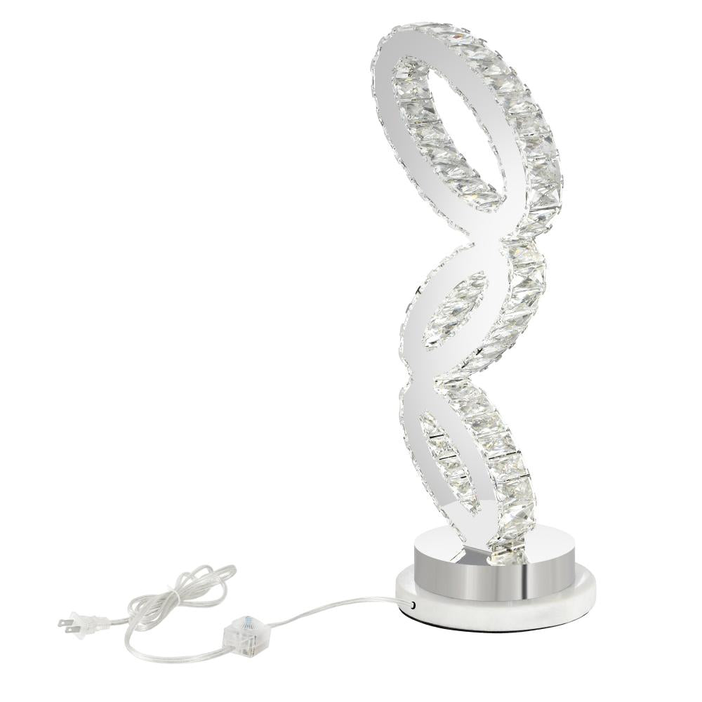 Balanced LED Table Lamp With Chrome Finish