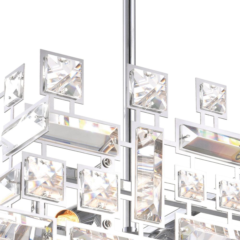 Arley 12 Light Island Chandelier With Chrome Finish