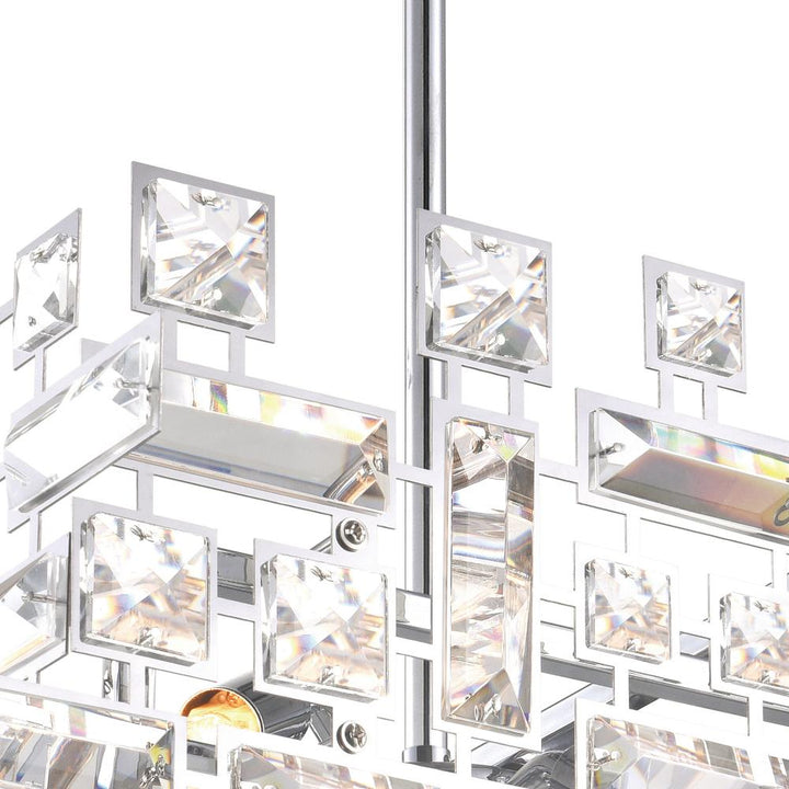 Arley 12 Light Island Chandelier With Chrome Finish