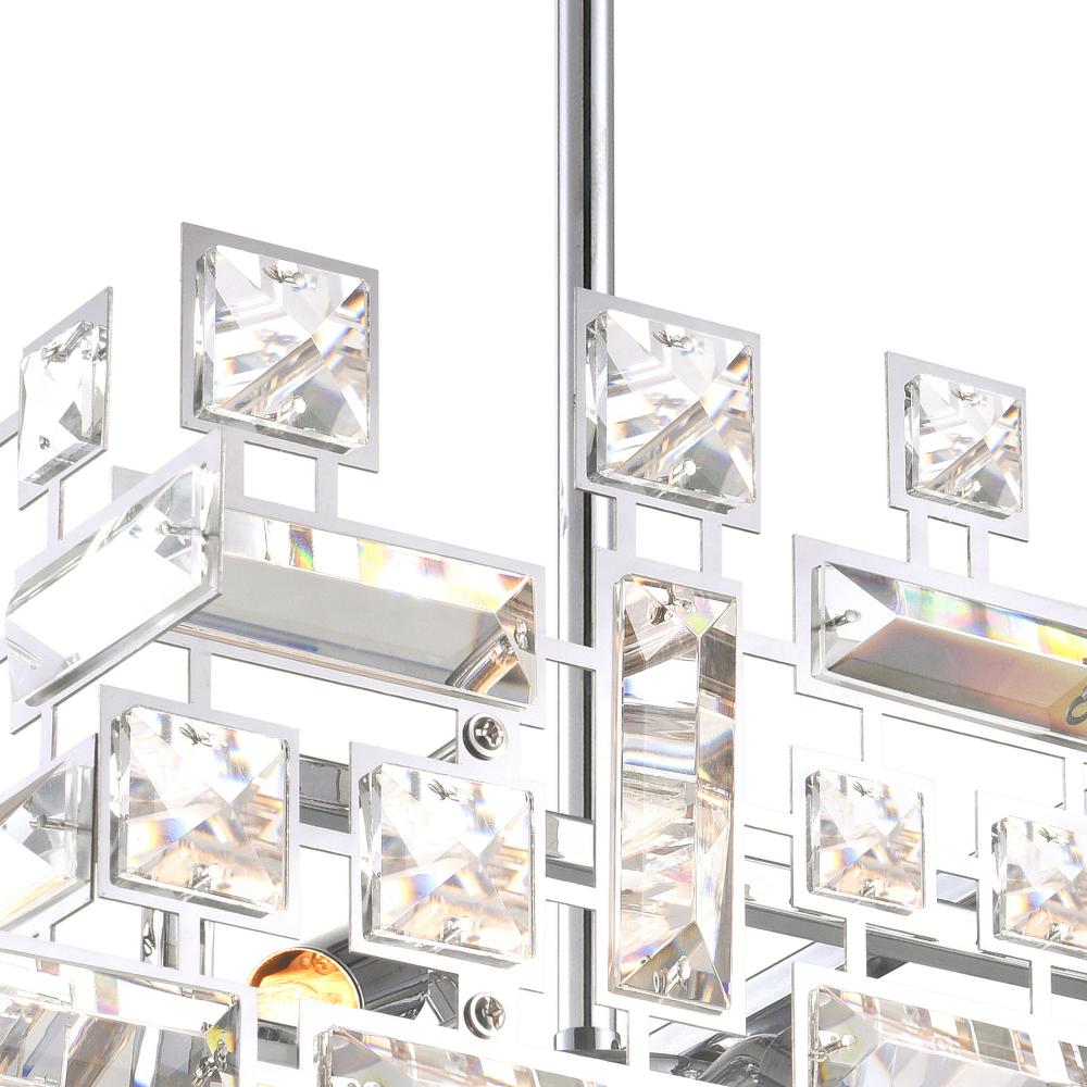 Arley 1 Light Mini Chandelier With Chrome Finish