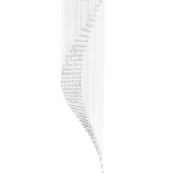 Ribbon 10 Light Flush Mount With Chrome Finish