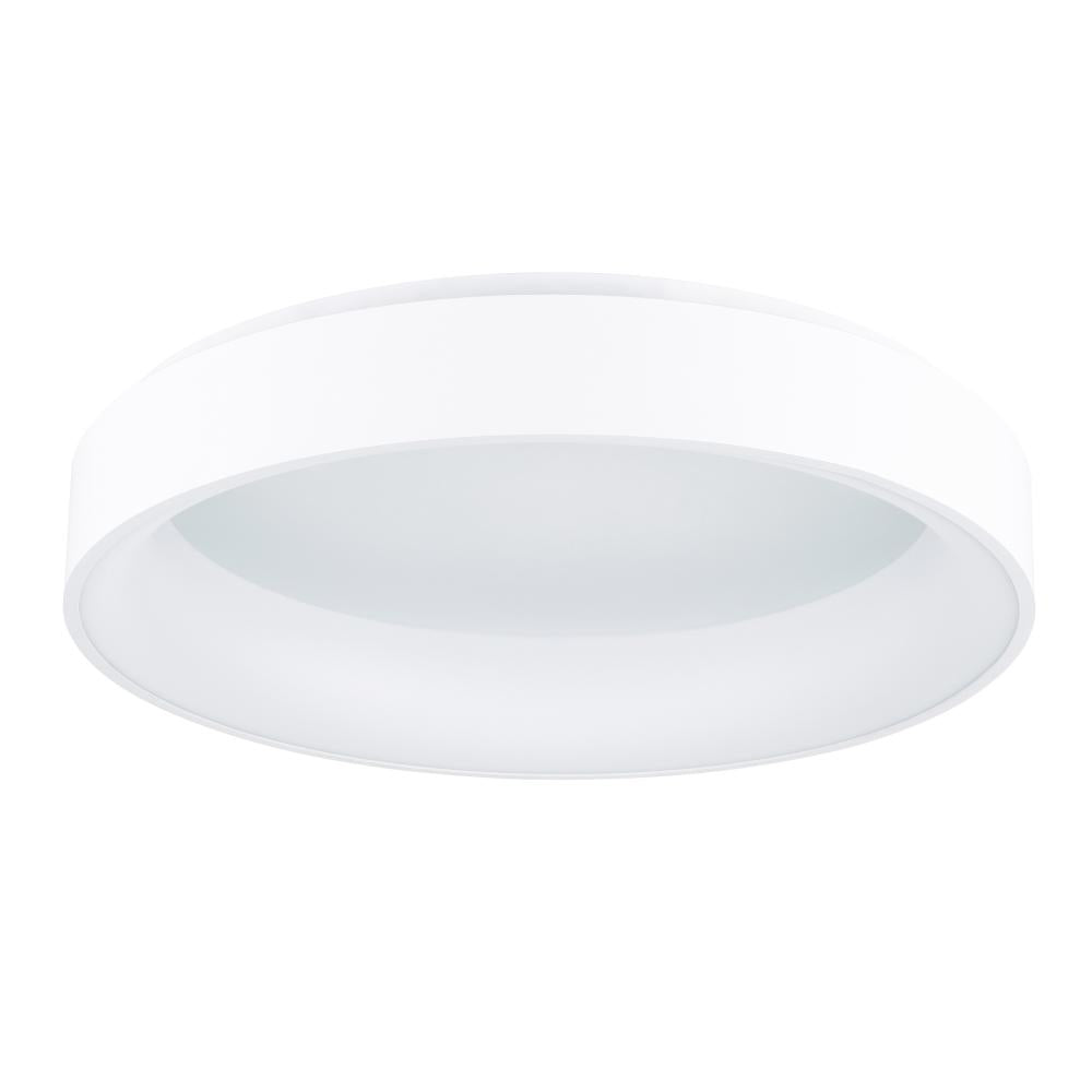 Arenal LED Drum Shade Flush Mount With White Finish