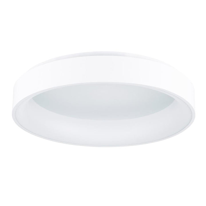 Arenal LED Drum Shade Flush Mount With White Finish