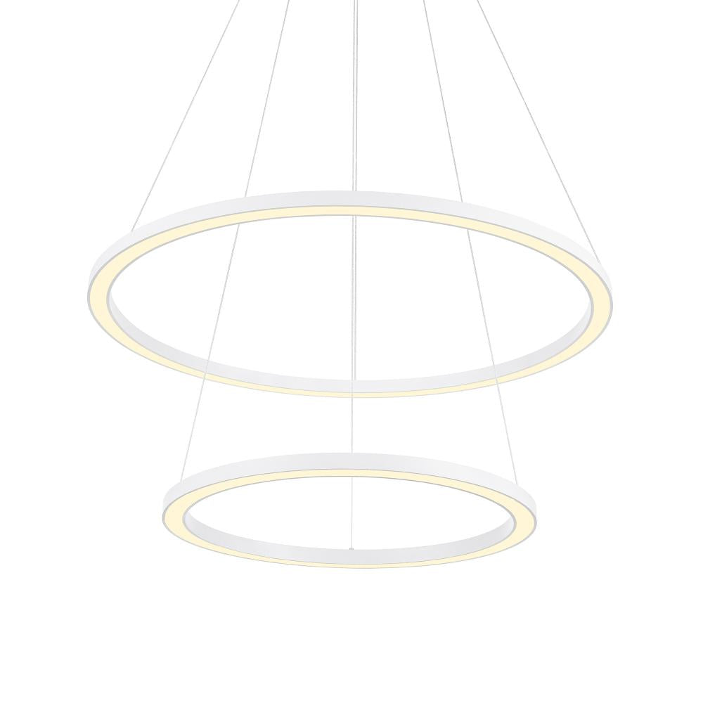 Chalice LED Chandelier With White Finish
