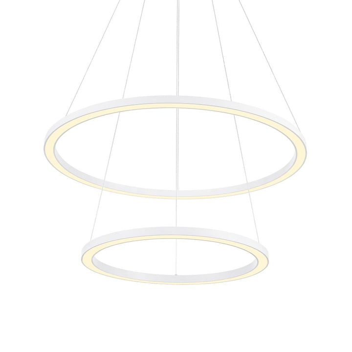 Chalice LED Chandelier With White Finish