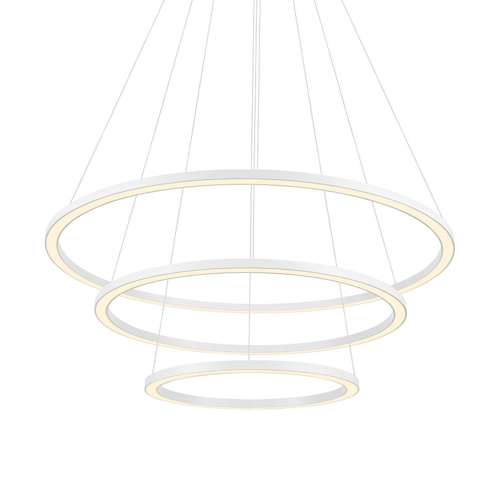 Chalice LED Chandelier With White Finish