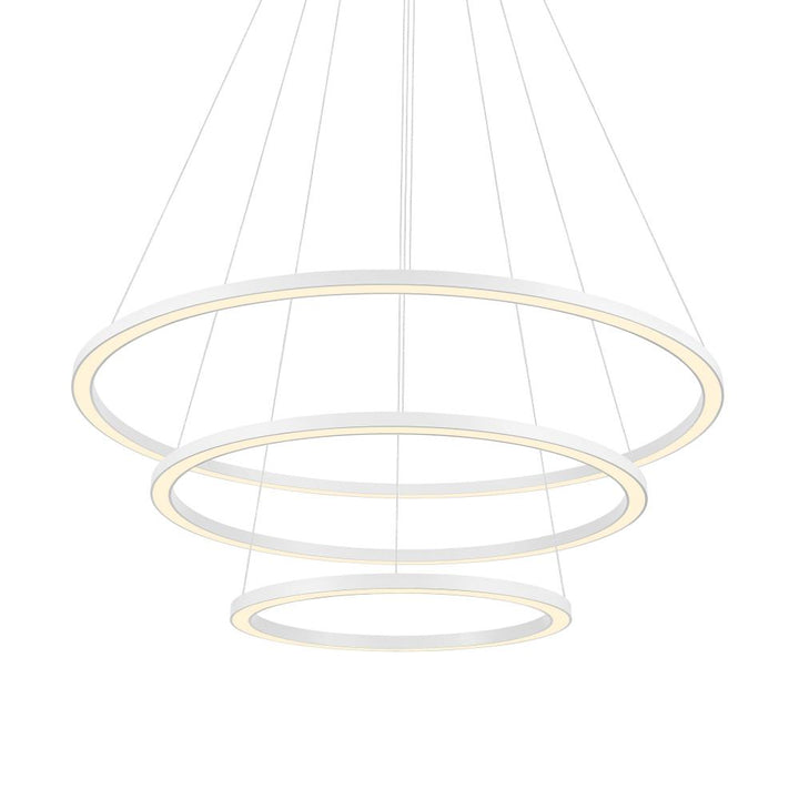 Chalice LED Chandelier With White Finish
