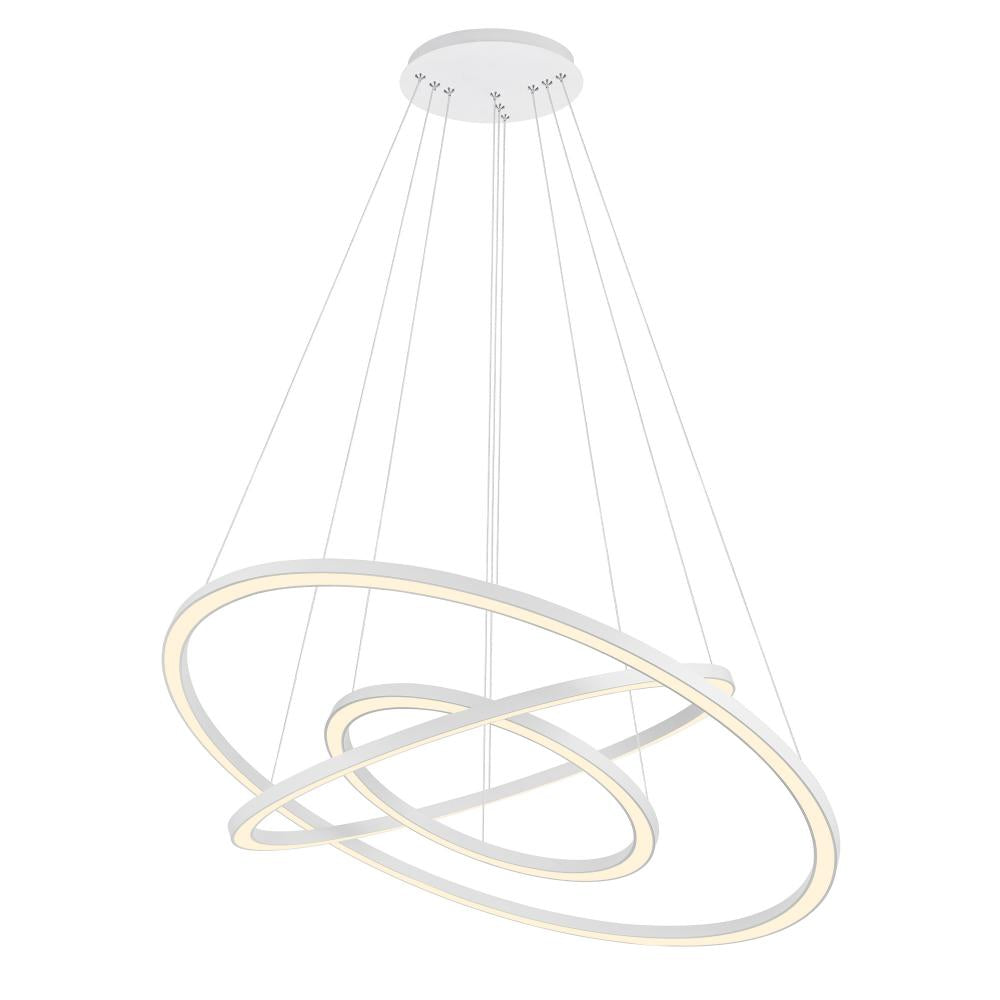 Chalice LED Chandelier With White Finish