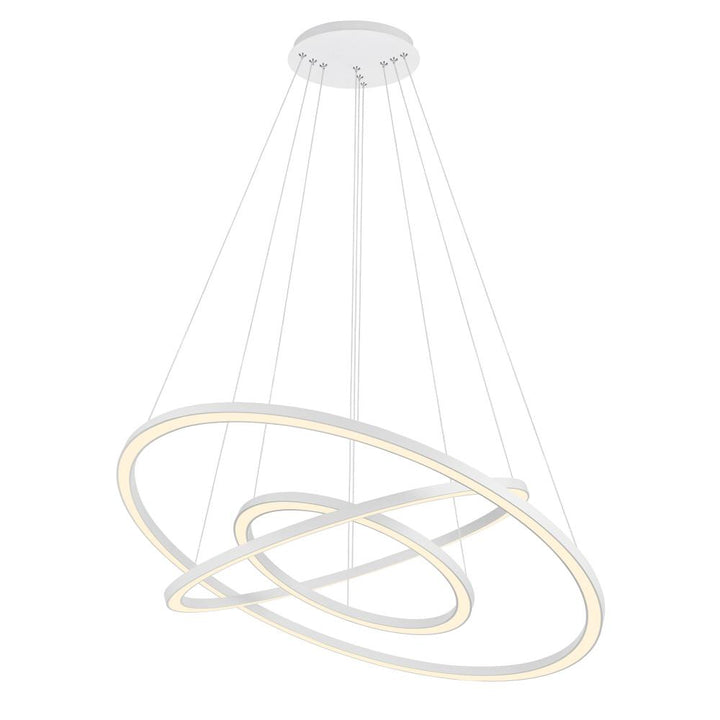 Chalice LED Chandelier With White Finish