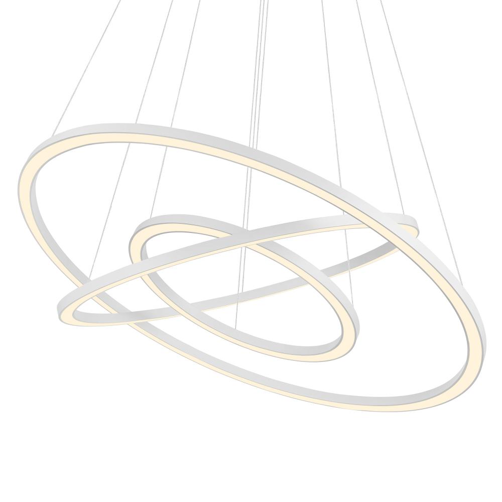 Chalice LED Chandelier With White Finish