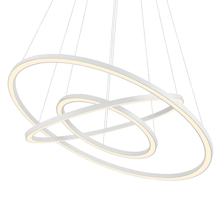 Chalice LED Chandelier With White Finish
