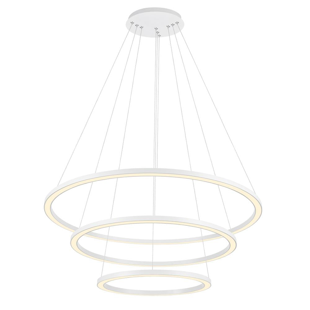 Chalice LED Chandelier With White Finish