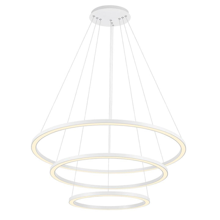 Chalice LED Chandelier With White Finish