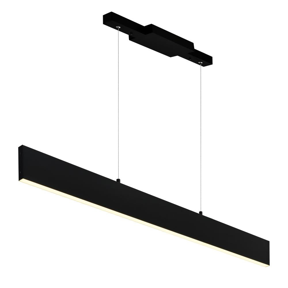 Krista LED Chandelier With Satin Black Finish