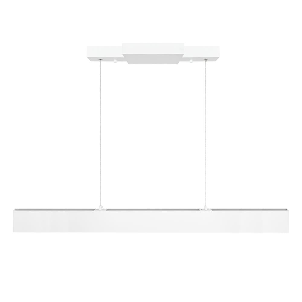 Krista LED Chandelier With Satin White Finish