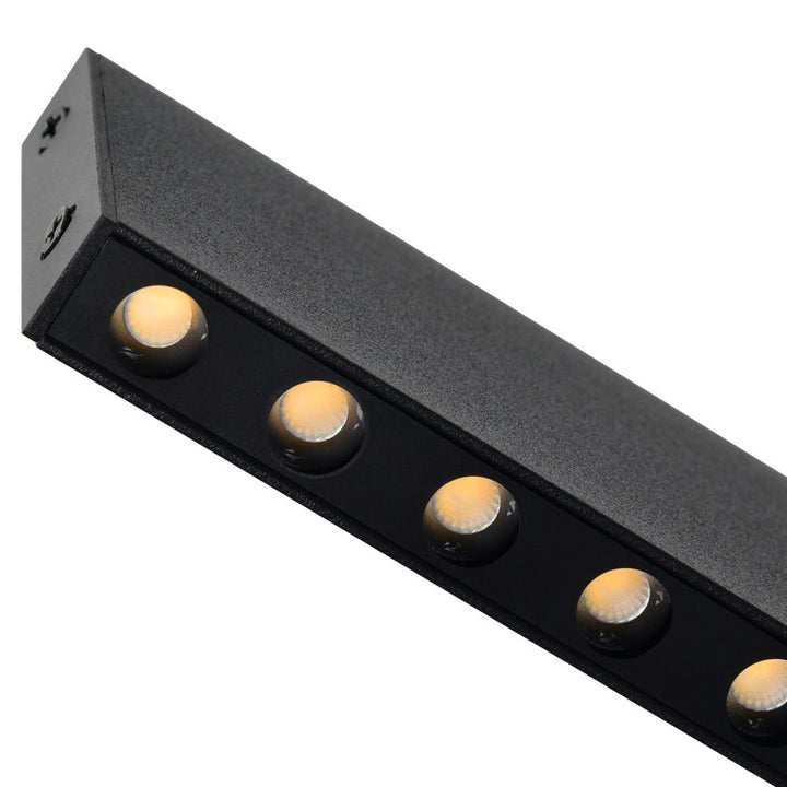 Bellagio 45 in LED Integrated Black Chandelier
